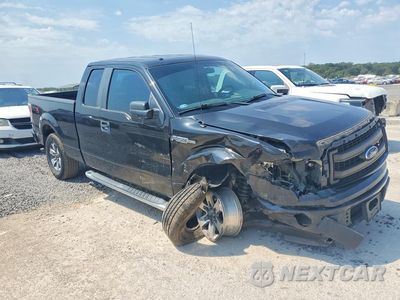 Czwarte zdjęcie samochodu z boku: 2013 FORD F150 SUPER CAB VIN:1FTEX1EM3DKG49420 - miniatura
