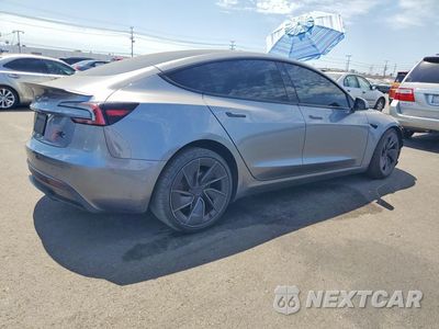 Trzecie zdjęcie samochodu z tyłu: 2024 TESLA MODEL 3 VIN:5YJ3E1ET2RF850864 - miniatura