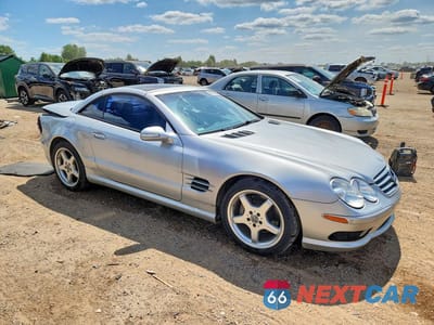 Czwarte zdjęcie samochodu z boku: 2003 MERCEDES-BENZ SL 500R VIN:WDBSK75F53F029518 - miniatura