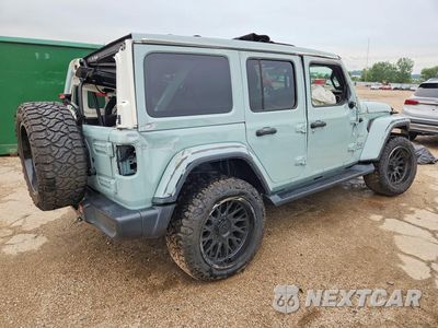 Trzecie zdjęcie samochodu z tyłu: 2023 JEEP WRANGLER SAHARA VIN:1C4HJXEG3PW564327 - miniatura