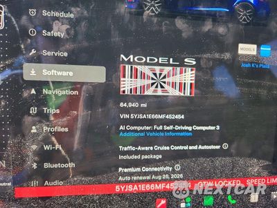 Zdjęcie 9 z 12 samochodu: 2021 TESLA MODEL S VIN:5YJSA1E66MF452454 - miniatura