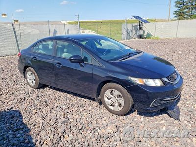 Czwarte zdjęcie samochodu z boku: 2015 HONDA CIVIC LX VIN:19XFB2F55FE046197 - miniatura