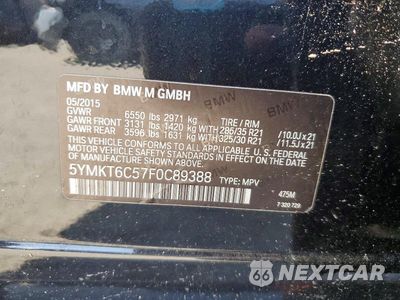 Zdjęcie 14 z 14 samochodu: 2015 BMW X5 M VIN:5YMKT6C57F0C89388 - miniatura