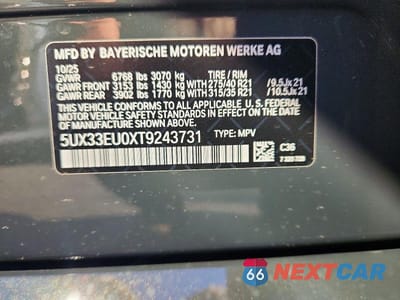 Zdjęcie 13 z 13 samochodu: 2026 BMW X5 M60I VIN:5UX33EU0XT9243731 - miniatura