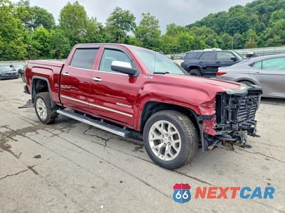Czwarte zdjęcie samochodu z boku: 2017 GMC SIERRA K1500 SLT VIN:3GTU2NEC8HG308911 - miniatura