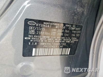 Zdjęcie 12 z 12 samochodu: 2017 HYUNDAI ELANTRA LIMITED VIN:KMHD84LFXHU067383 - miniatura