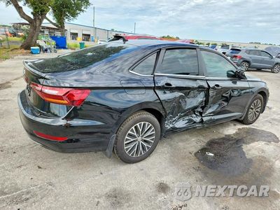 Trzecie zdjęcie samochodu z tyłu: 2019 VOLKSWAGEN JETTA S VIN:3VWCB7BU1KM132407 - miniatura