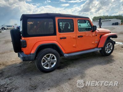 Trzecie zdjęcie samochodu z tyłu: 2018 JEEP WRANGLER UNLIMITED SAHARA VIN:1C4HJXEG7JW323443 - miniatura