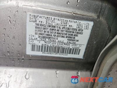 Zdjęcie 13 z 13 samochodu: 2021 NISSAN SENTRA VIN:3N1AB8DV5MY314115 - miniatura