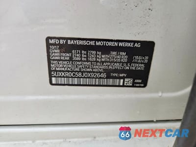 Zdjęcie 12 z 12 samochodu: 2018 BMW X5 XDRIVE35I VIN:5UXKR0C58J0X92646 - miniatura