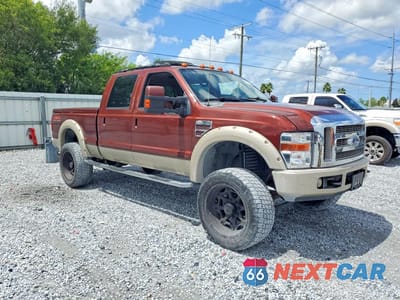 Czwarte zdjęcie samochodu z boku: 2008 FORD F250 SUPER DUTY VIN:1FTSW21R98EA06703 - miniatura