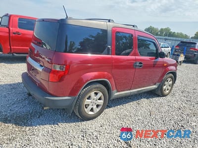 Trzecie zdjęcie samochodu z tyłu: 2010 HONDA ELEMENT EX VIN:5J6YH2H78AL000055 - miniatura