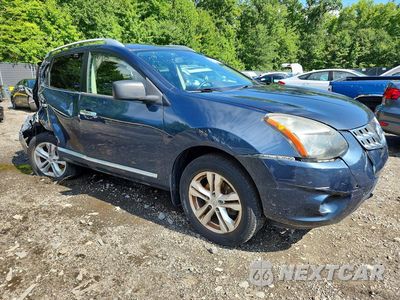 Czwarte zdjęcie samochodu z boku: 2015 NISSAN ROGUE SELECT S VIN:JN8AS5MT3FW664917 - miniatura