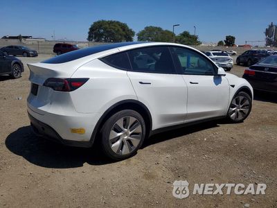 Trzecie zdjęcie samochodu z tyłu: 2022 TESLA MODEL Y VIN:7SAYGDEE1NF358245 - miniatura