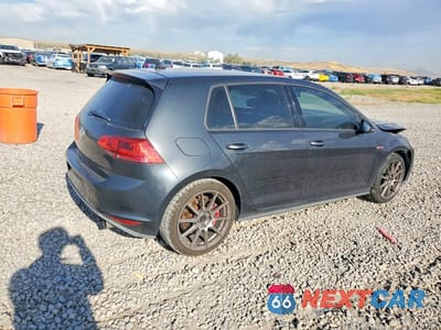 Trzecie zdjęcie samochodu z tyłu: 2016 VOLKSWAGEN GTI S/SE VIN:3VW547AU7GM018794 - miniatura
