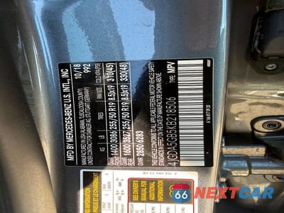 Zdjęcie 12 z 12 samochodu: 2019 MERCEDES-BENZ GLE 400 4MATIC VIN:4JGDA5GB5KB218506 - miniatura