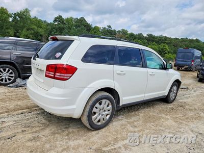 Trzecie zdjęcie samochodu z tyłu: 2018 DODGE JOURNEY SE VIN:3C4PDCABXJT524927 - miniatura