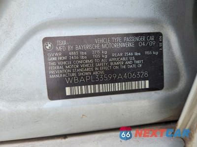 Zdjęcie 12 z 12 samochodu: 2009 BMW 335 XI VIN:WBAPL33599A406328 - miniatura