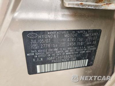Zdjęcie 12 z 12 samochodu: 2008 HYUNDAI AZERA LIMITED VIN:KMHFC46F68A263597 - miniatura
