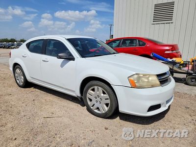 Czwarte zdjęcie samochodu z boku: 2013 DODGE AVENGER SE VIN:1C3CDZAG2DN760378 - miniatura