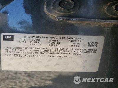 Zdjęcie 13 z 13 samochodu: 2015 CHEVROLET IMPALA LS VIN:2G11Z5SL4F9114315 - miniatura