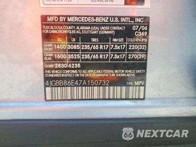 Zdjęcie 13 z 13 samochodu: 2007 MERCEDES-BENZ ML 350 VIN:4JGBB86E47A150732 - miniatura