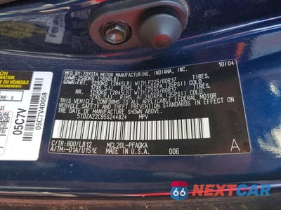Zdjęcie 13 z 13 samochodu: 2005 TOYOTA SIENNA XLE LIMITED 7 PASSENGER VIN:5TDZA22C95S244824 - miniatura