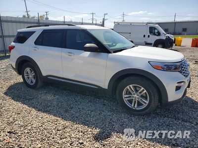 Czwarte zdjęcie samochodu z boku: 2020 FORD EXPLORER XLT VIN:1FMSK8DHXLGB74103 - miniatura