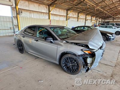 Czwarte zdjęcie samochodu z boku: 2020 TOYOTA CAMRY SE NIGHTSHADE VIN:4T1G11AK1LU364700 - miniatura