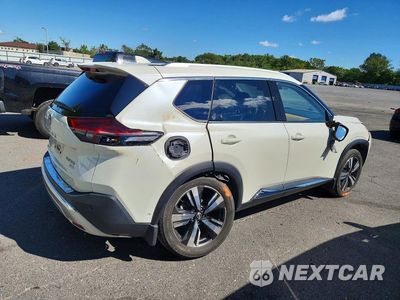 Trzecie zdjęcie samochodu z tyłu: 2022 NISSAN ROGUE PLATINUM VIN:JN8BT3DD5NW275922 - miniatura