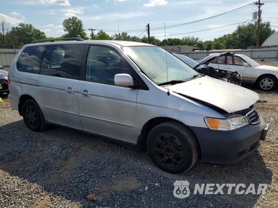 Czwarte zdjęcie samochodu z boku: 2003 HONDA ODYSSEY EX VIN:5FNRL18663B061596 - miniatura