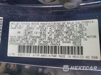 Zdjęcie 12 z 12 samochodu: 2013 TOYOTA TACOMA DOUBLE CAB PRERUNNER VIN:3TMJU4GN1DM152857 - miniatura
