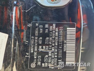 Zdjęcie 12 z 12 samochodu: 2016 KIA OPTIMA LX VIN:5XXGT4L33GG038480 - miniatura