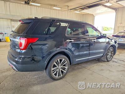 Trzecie zdjęcie samochodu z tyłu: 2017 FORD EXPLORER PLATINUM VIN:1FM5K8HT3HGA56204 - miniatura