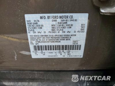 Zdjęcie 13 z 13 samochodu: 2026 FORD EXPLORER ST-LINE VIN:1FMUK8KH5TGB39920 - miniatura