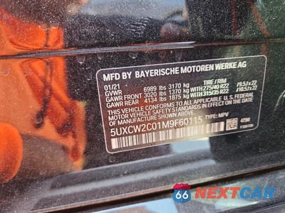 Zdjęcie 14 z 14 samochodu: 2021 BMW X7 XDRIVE40I VIN:5UXCW2C01M9F60115 - miniatura