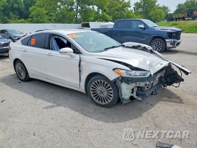 Czwarte zdjęcie samochodu z boku: 2014 FORD FUSION TITANIUM VIN:3FA6P0K98ER115797 - miniatura