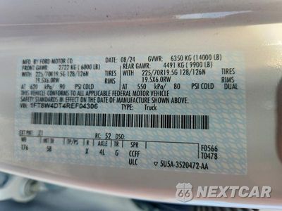 Zdjęcie 12 z 12 samochodu: 2024 FORD F450 SUPER DUTY VIN:1FT8W4DT4REF04306 - miniatura