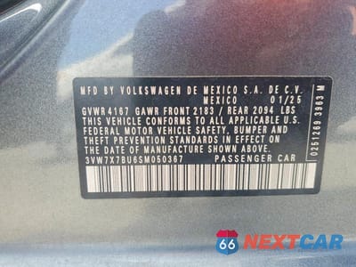Zdjęcie 12 z 12 samochodu: 2025 VOLKSWAGEN JETTA SE VIN:3VW7X7BU6SM050367 - miniatura