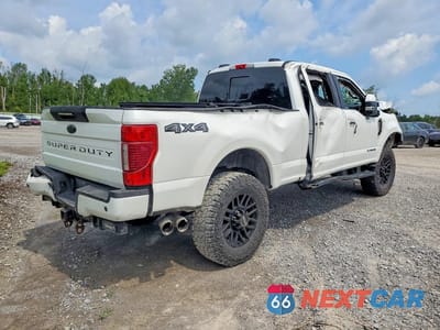 Trzecie zdjęcie samochodu z tyłu: 2022 FORD F250 SUPER DUTY VIN:1FT8W2BT6NEC58697 - miniatura