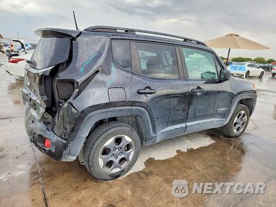 Trzecie zdjęcie samochodu z tyłu: 2018 JEEP RENEGADE SPORT VIN:ZACCJBAB8JPH79603 - miniatura