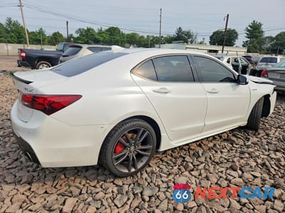 Trzecie zdjęcie samochodu z tyłu: 2019 ACURA TLX TECHNOLOGY VIN:19UUB2F69KA003710 - miniatura