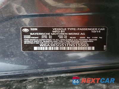 Zdjęcie 12 z 12 samochodu: 2015 BMW 328 XI SULEV VIN:WBA3B5G51FNS15563 - miniatura