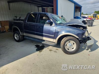Czwarte zdjęcie samochodu z boku: 2001 FORD F150 SUPERCREW VIN:1FTRW08L81KB54532 - miniatura