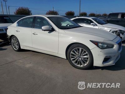 Czwarte zdjęcie samochodu z boku: 2021 INFINITI Q50 LUXE VIN:JN1EV7BP3MM702423 - miniatura