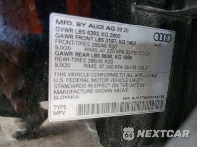 Zdjęcie 13 z 13 samochodu: 2021 AUDI Q7 PREMIUM VIN:WA1AJAF78MD014636 - miniatura