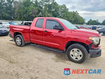 Czwarte zdjęcie samochodu z boku: 2018 TOYOTA TUNDRA SR VIN:5TFRM5F17JX123067 - miniatura