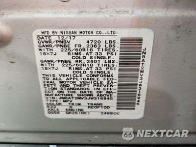 Zdjęcie 13 z 13 samochodu: 2018 NISSAN ROGUE SL VIN:JN8AT2MV3JW316945 - miniatura
