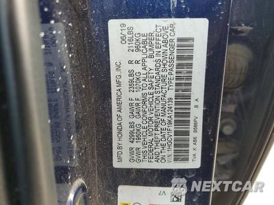 Zdjęcie 13 z 13 samochodu: 2019 HONDA ACCORD LX VIN:1HGCV1F19KA124139 - miniatura