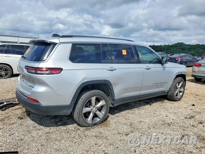 Trzecie zdjęcie samochodu z tyłu: 2021 JEEP GRAND CHEROKEE L LIMITED VIN:1C4RJKBG8M8205227 - miniatura
